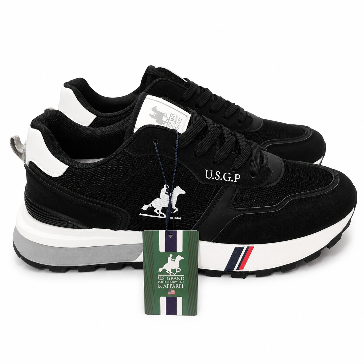 U.S. Grand Polo Sneakers da uomo nero bianco