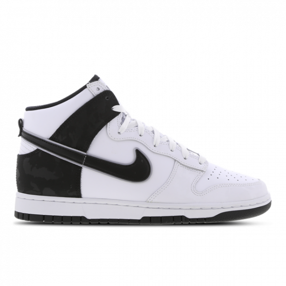 Nike Dunk Camo High Retro SE: Stile Unico in Bianco e Nero