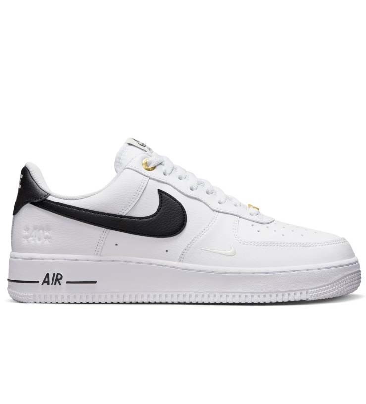 Nike Air Force 1 '07 LV8 40th Bianco e Nero - Stile Unico