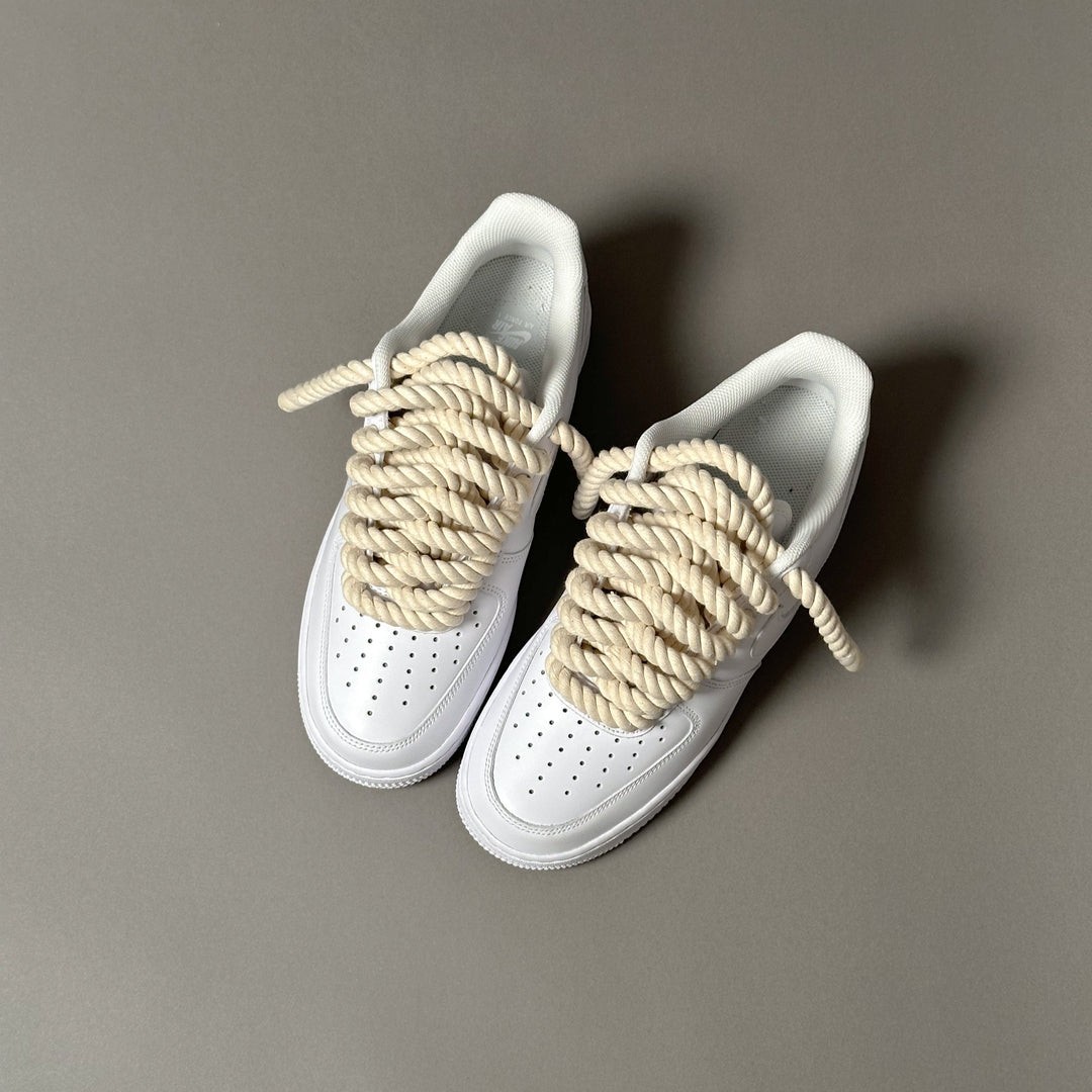 Lacci Beige per Nike Air Force - Stile Unico e Comfort