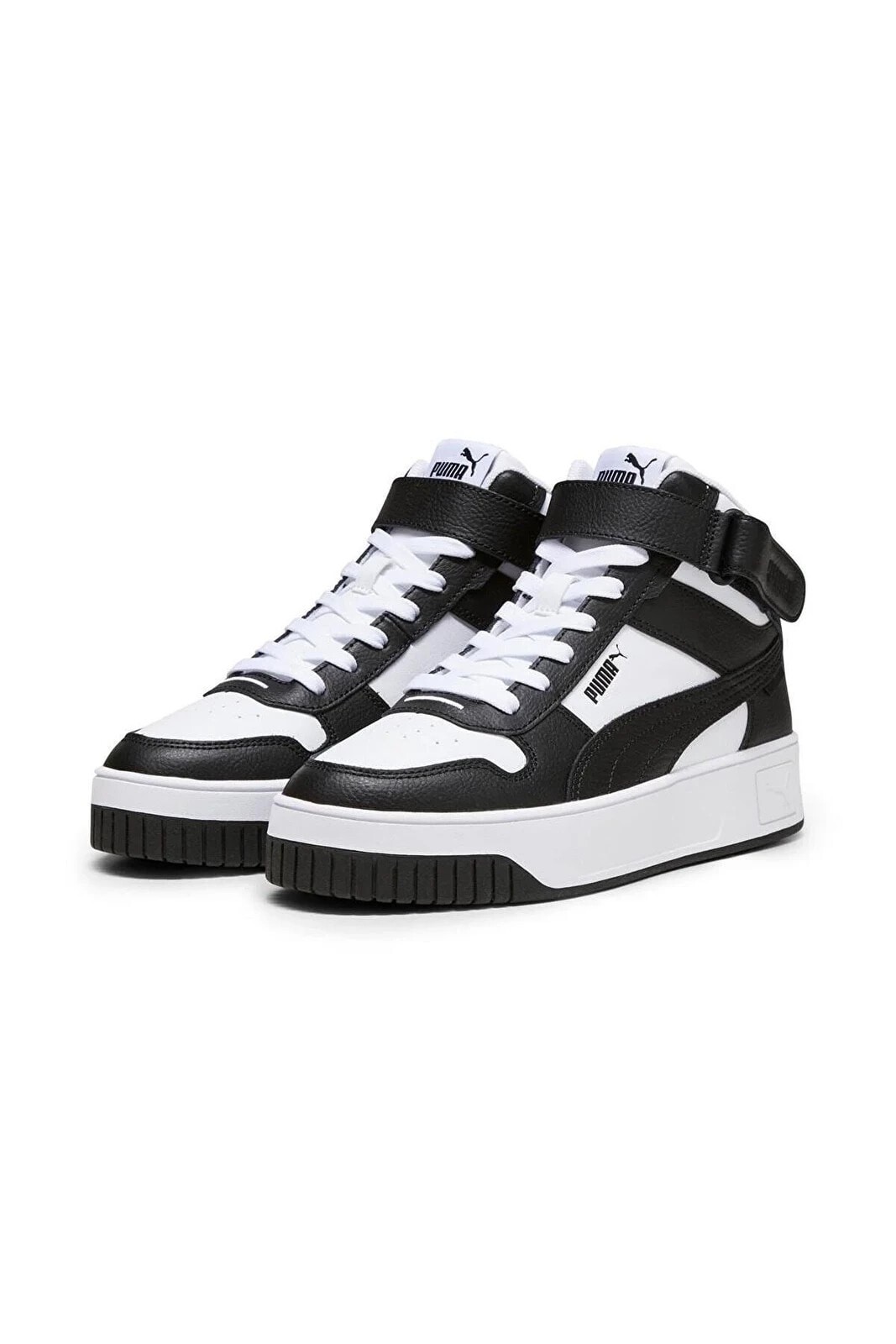 Puma Carina Street Mid Donna Bianco e Nero - Stile Unico