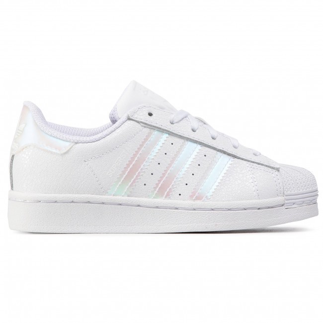 Sneakers Adidas Superstar Bianco Rosa per Bambina
