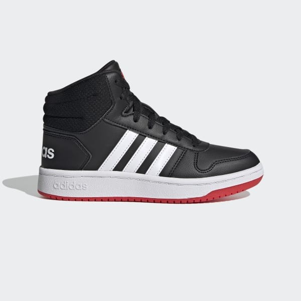 Scarpe Adidas Hoops Mid 2.0 Nero per Bambini