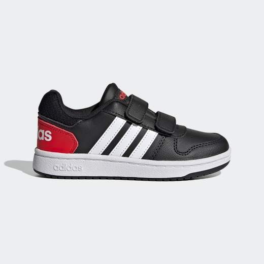 Scarpe Bambino Kermess Hoops 2.0 Nero Rosso