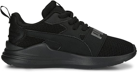 Sneakers Kermess Puma Wired Run Pure Nero per Bambini