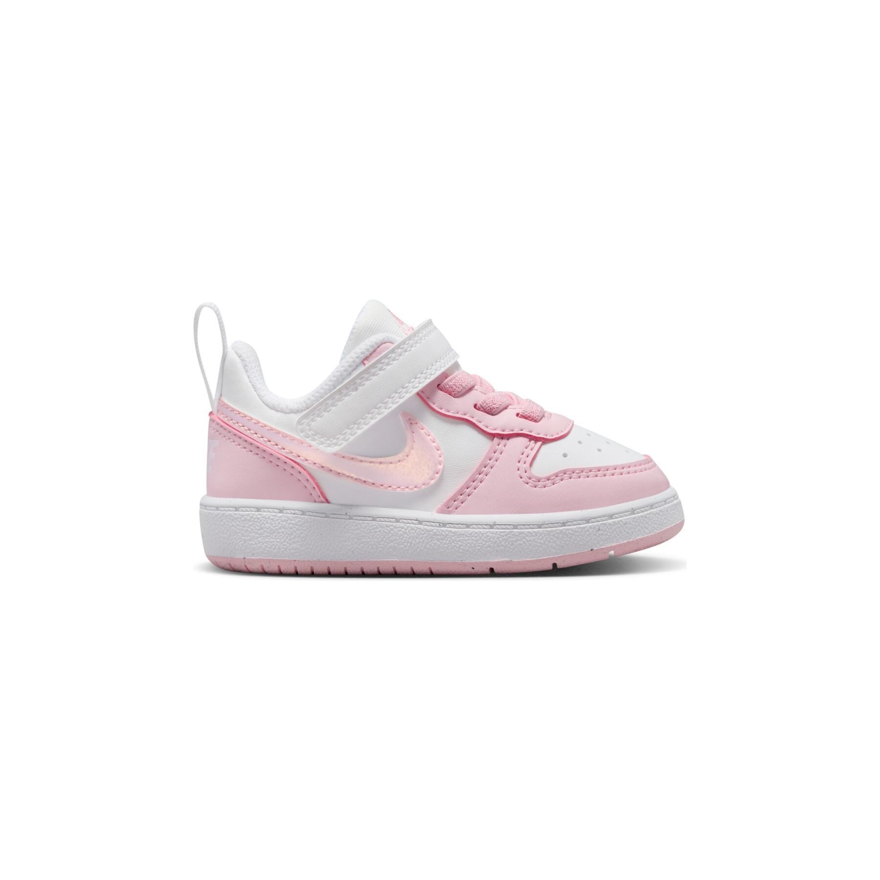 Nike Court Borough: Sneaker Bianco Rosa per Te