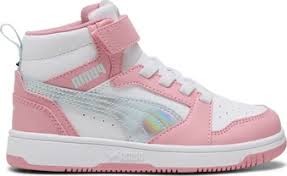 Scarpe Puma Rebound V6 Mid Bianco Rosa - Comfort e Stile
