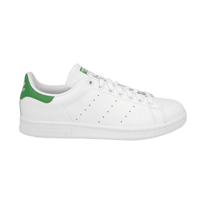 Adidas Stan Smith Bianco Verde per Ragazzi - Unisex